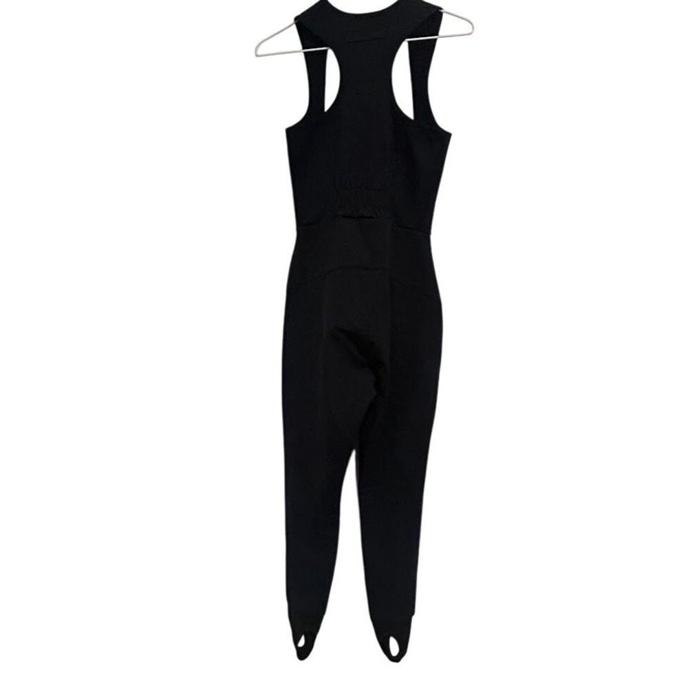 ASOS 4505 Ski Scoop Front All in One Navy With Zipper Stirrup Women's Size 2 - Picture 3 of 13